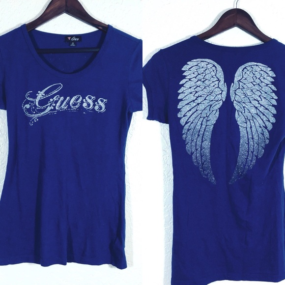 shirt with angel wings on back